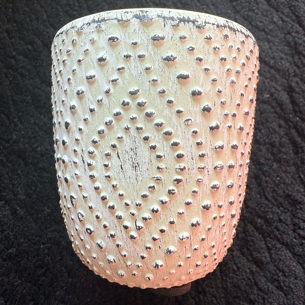15 Textured Cream Planter Pots for $20
